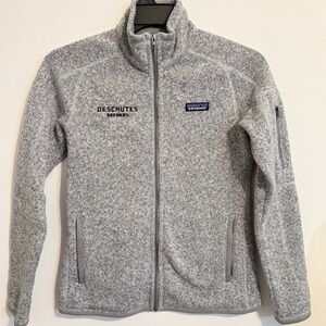 Patagonia Better Sweater Full Zip Jacket Womens S Gray Deschutes Brewery